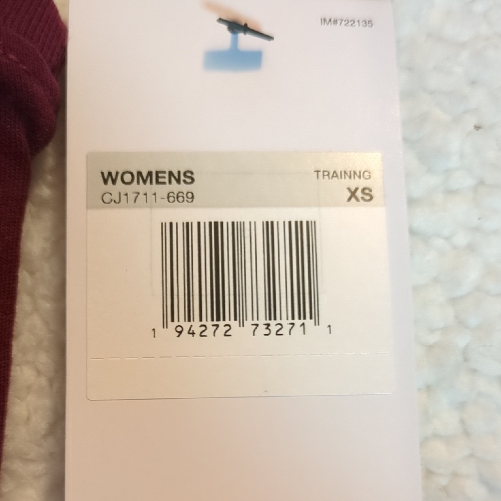 Nike Women's Dri-FIT Athletic Cut Maroon Sleeveless Dri-FIT Tank Top - Picture 3 of 8